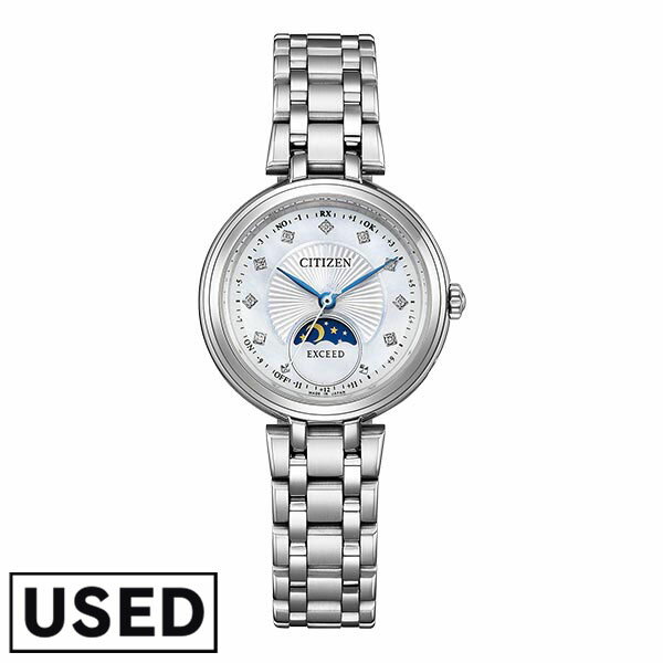 【中古】シチズン エクシード EXCEED サン&ムーン EE1020-77D レディース