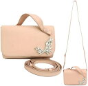 FOXEY Bag ”Cecil” 37749 レザー×ラインストーン ベビーピンク 新品同様【中古】【当店通常価格55,000円】(4)