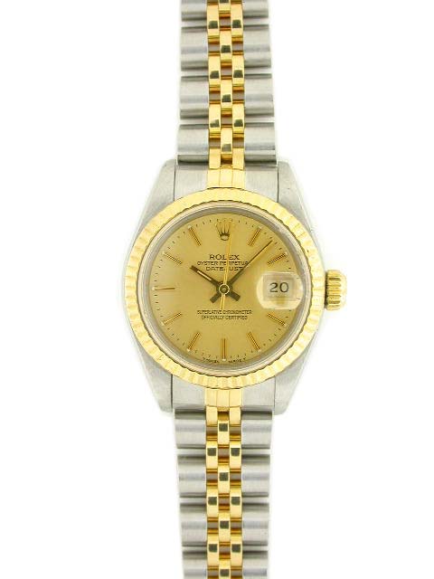 ROLEX ロレックス デイトジャスト 69173 シャンパンゴールド文字盤 【中古B1ランク】 N番