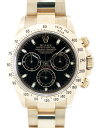 ROLEX ロレックス コスモグラフ デイトナ 116528 ブラック文字盤 Y番【中古】A1ランク