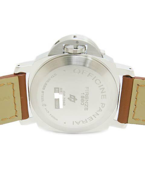 OFFICINE PANERAI パネライ ルミノールマリーナ ロゴ アッチャイオ PAM00632 R番【中古】S1ランク未使用品【デッドストック品】手巻き