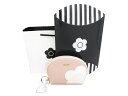 MARY QUANT シュリンク デイジーパッチ ラウンド ポーチ 化粧ポーチ 合成皮革 ピンク 未使用【中古】(4)