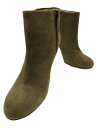 CORSO ROMA, 9 アンクル ブーツ ブーティー スエードカーキー #37 美品【中古】