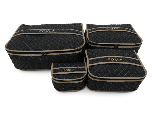 FOXEY トラベル ポーチ セット 36321 ブラックブラック【中古】