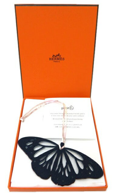 HERMES チャーム　プティアッシュ　バタフライ 蝶 パピヨン　新品同様【中古】のサムネイル