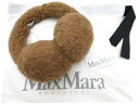 MaxMara テディベア イヤマフ イヤーマフラー MUFFY MM 45760229 CAMELWOOL86 SILK12 キャメル 新品同様【中古】