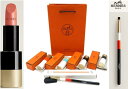 HERMES　リップブラシ&ルージュ エルメス4本の5点セット 現行商品&リミテッドエディション(限定) 未使用 【中古】