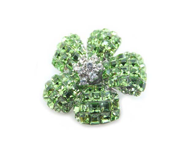 FOXEY　BROOCH ”FLEUR”　FlowerBrooch　お花のブローチ 26645　マスカット 新品同様【中古】