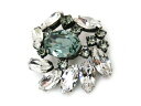 FOXEY Rhinestone Brooch 22425 美品 【中古】