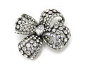 FOXEY Brooch フラワーブローチ 27532 クリア アンティーク金具【中古】