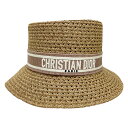 Christian Dior クリスチャンディオール D-Bobby ボブハット ストロー & リボン 34DBP923G153_C410 ローズ デ ヴァン ...