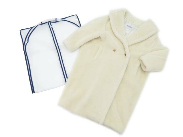Max Mara　テディベアアイコンコート TEDGIRL　ホワイト　S　'20年秋冬　未使用【中古】のサムネイル