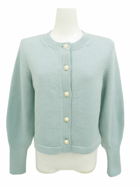 FOXEY NEW YORK　カーディガン レギーネ　42622　ソフィーブルー　38　'22年　未使用【中古】のサムネイル