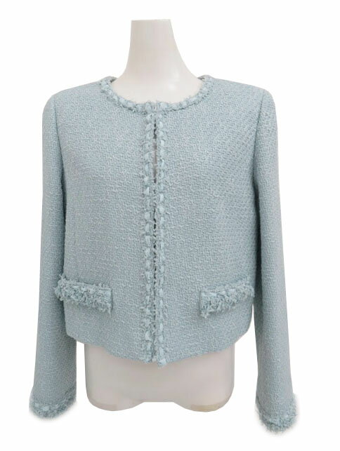 FOXEY BOUTIQUE　ジャケット ロシェ　アイスブルー　※銀座限定　42　'22年　新品同様【中古】のサムネイル