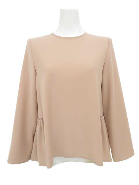 YOKO CHAN　バックギャザーブラウス　ピンクベージュ系　38　'20年　A1美品【中古】のサムネイル