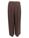 FOXEY NEW YORK パンツ アディソン 43486 カカオ 40 '23年 完売カラー 新品同様【中古】