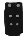 PRADA スカート RFID(ICチップ) ブラック 42S '21年 A1【中古】