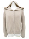 FOXEY BOUTIQUE ニットパーカ フローレンスフーディ 43206 ナチュラル 40 '22年 A1美品【中古】