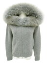 FOXEY BOUTIQUE ニットパーカ パインコーン