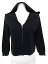 FOXEY BOUTIQUE ニットパーカ レナ 43379 ブラックブラック 38 '23年 A1【中古】