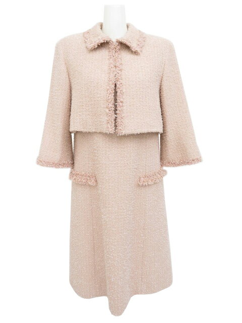 FOXEY BOUTIQUE　ジャケット アリア ＋ ドレス リネット　44159／44161　ローズピンク　38　'24年　新品同様【中古】のサムネイル