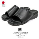 サンダル レディース つっかけ 日本製 オフィスサンダル LUCIANO VALENTINO ITALY コンフォートサンダル レディース 歩きやすい ストラッ...