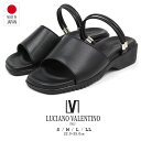 サンダル レディース つっかけ 日本製 オフィスサンダル LUCIANO VALENTINO ITALY コンフォートサンダル レディース 歩きやすい ストラッ...