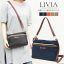 LIVIA 2way ショルダーバッグ レディース 軽量 ミニショルダーバッグ レディース 斜めがけ かわいい 小さめ 多収納 ポケット ファスナー ブラック ...