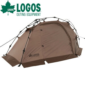 ロゴス LOGOS Tradcanvas Q-TOP リバイバルSOLO DOME-BA テント ワンタッチ 小型 1人 2人用 軽量 日よけ 耐水圧 3000mm キャンプ アウトドア キャンプ用品 アウトドア用品
