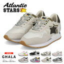 Atlantic STARS アトランティックスターズ レディース スニーカー GHALA ガラ 本革 イタリア 厚底 ダッドシューズ 黒 ブラック グレー ホワイト 白 ブランド 人気 おしゃれ 芸能人 星 ダッドスニーカー 革靴 レザー