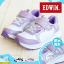 エドウィン スニーカー キッズ 女の子 ジュニア シューズ レインシューズ キッズ スニーカー 子ども 靴 防水 水に濡れると色が変わる ゴム紐 履きやすい カ...