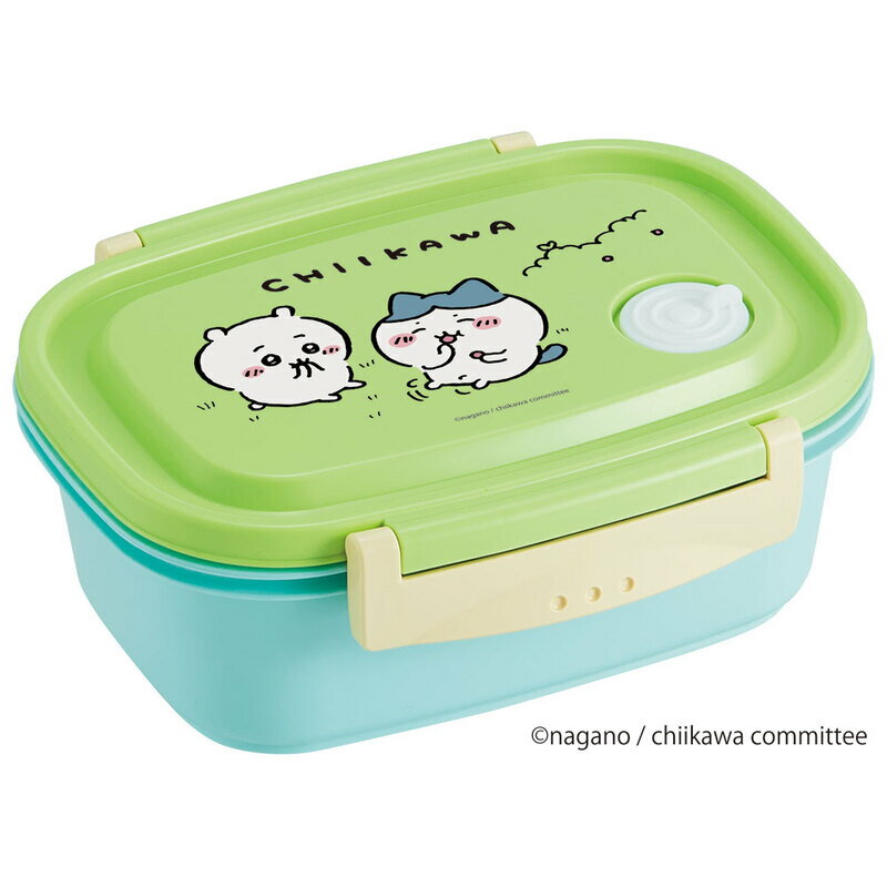 ちいかわ 弁当箱 1段 小さめ 仕切り付き 食洗機ok レンジ対応 弁当箱 女子 大人 ランチボックス 小学生 お弁当箱 女子 ミニ 子供 軽い 軽量 キッズ かわいい キャラクター ちいかわ ハチワレ グッズ 日本製 550ml XPM4のサムネイル
