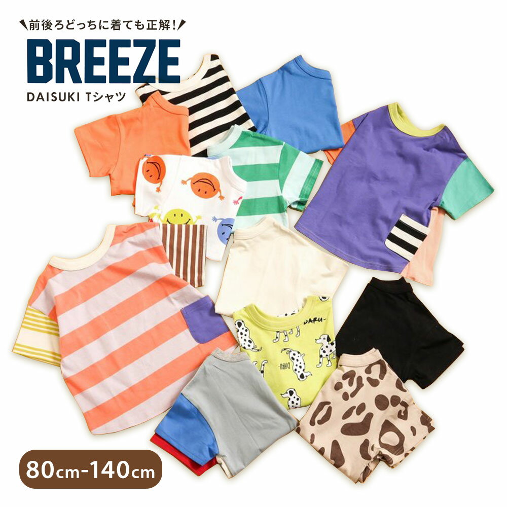 BREEZE どっちも正解 DAISUKI Tシャツ 子供服 半袖 tシャツ キッズ 女の子 男の子 キッズ ベビー トッ..