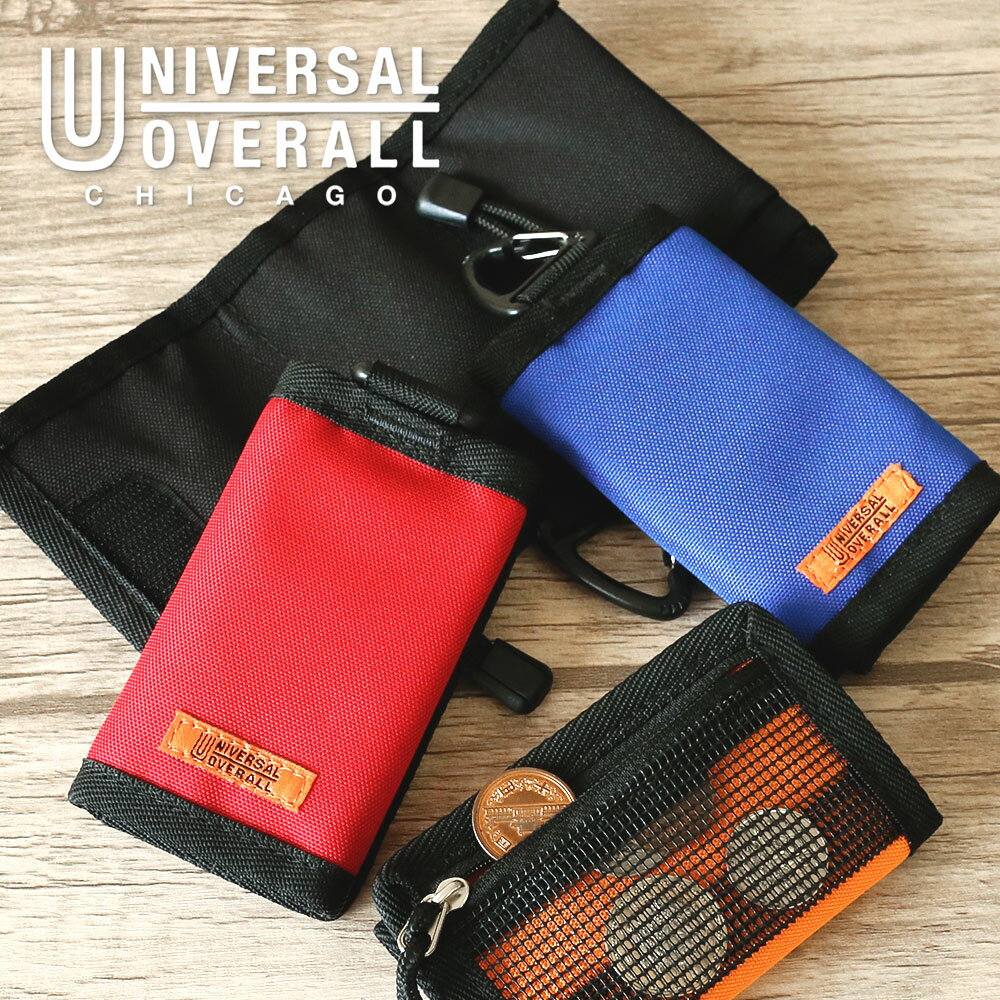 ユニバーサルオーバーオール ミニ財布 使いやすい コンパクト　ミニウォレット お財布 小さい 三つ折り..