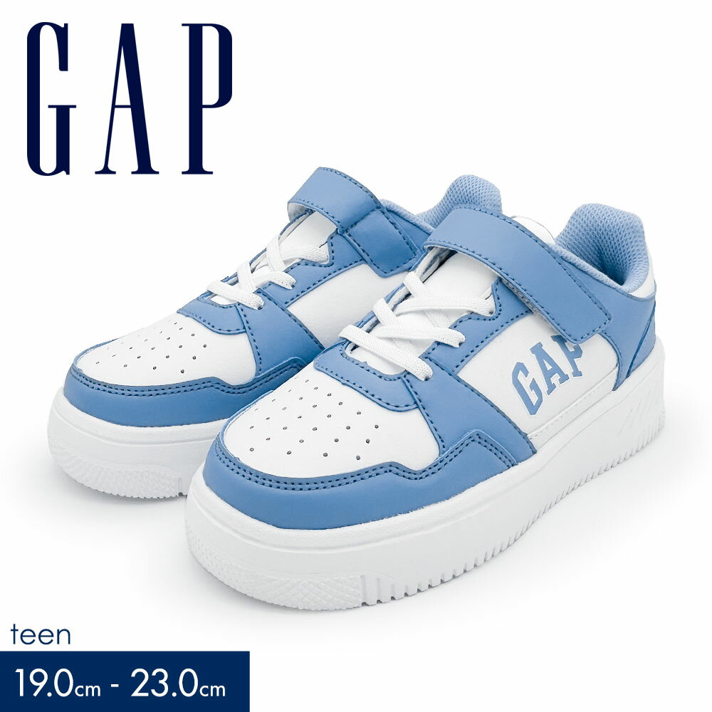 乐天商城 - GAP キッズ スニーカー ジュニア 厚底 ローカット キッズシューズ コートシューズ 子供靴 男の子 女の子 通学 通園 カジュアル シンプル おしゃれ 歩きやすい 履きやすい デイリー 学校 外履き ジュニアシューズ ギャップ GPK52504