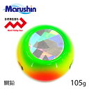 マルシン タイラバ GSK鯛鉛 イエローチャート 105g GSKSLIDE 交換用 鯛鉛 シンカー オモリ 鯛ラバ 誘導式 タイラバヘッド たいらば のっこみ...