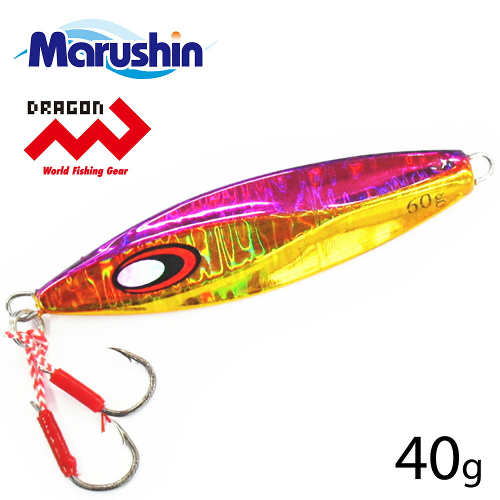 ＼MAX90%OFFセール／ マルシン ペンタトニック パープルゴールド 40g メタルジグ ハードルアー シーバ..