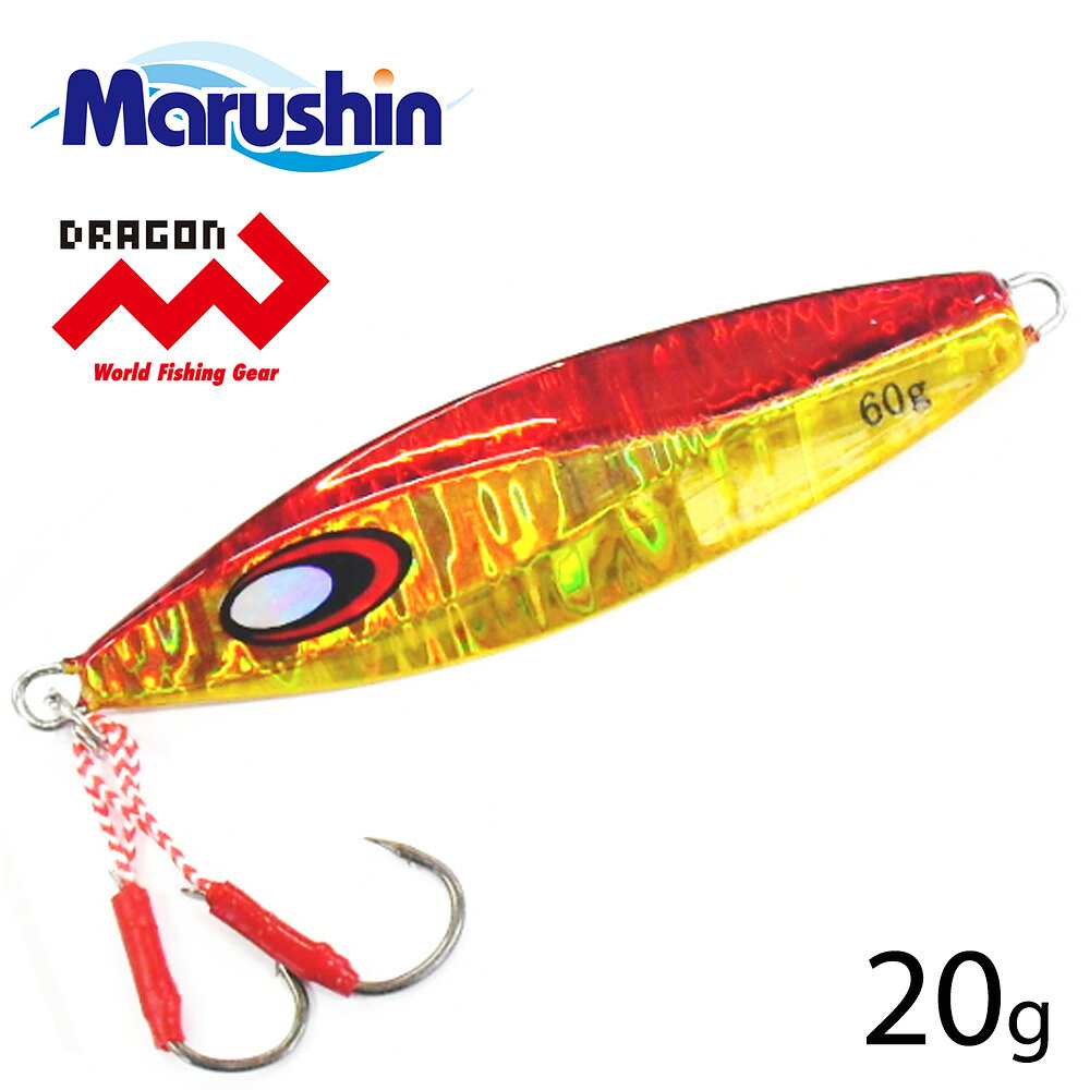 ＼MAX90%OFFセール／ マルシン ペンタトニック レッドゴールド 20g メタルジグ ハードルアー シーバス ..
