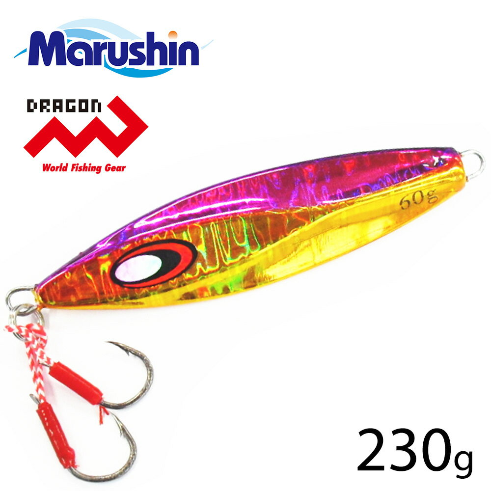 ＼MAX90%OFFセール／ マルシン ペンタトニック パープルゴールド 230g メタルジグ ハードルアー シーバ..