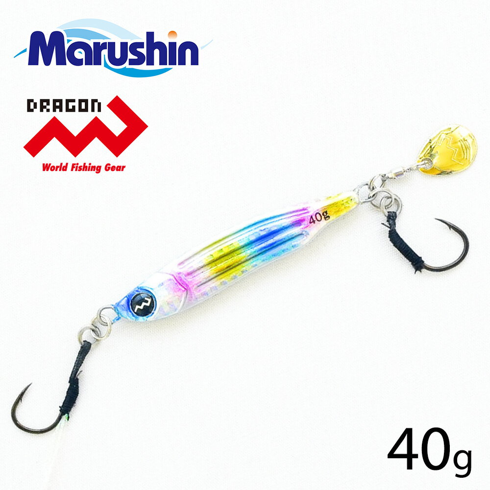 ＼MAX90%OFFセール／ マルシン 直伝ジグ 海波 キャンディー 40g メタルジグ ハードルアー シーバス ル..