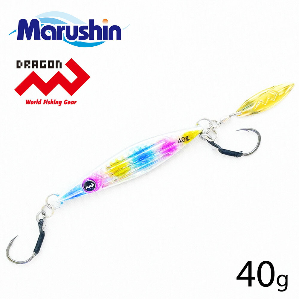 ＼MAX90%OFFセール／ マルシン 直伝ジグ 海舞 キャンディー 40g メタルジグ ハードルアー シーバス ル..