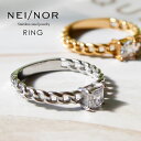 Nei/nor 指輪 リング お肌に優しい つけっぱなしok サージカルステンレス 316L ジェンダーレス ファッション アクセサリー 錆に強い 変色しにくい スキンジュエリー 贈り物 プレゼント ゴールド シルバー ネイナー NnRI-0076