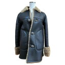 CHROME HEARTS【クロムハーツ】ラムレザー ムートン コートブラウン 【USED】