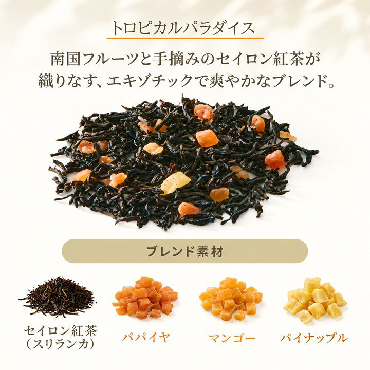 【日本品質セイロンティー】フレーバー紅茶4種セット ティーバッグ 80個入(各20個...