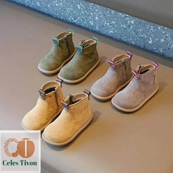 【送料無料】ブーツ キッズ 裏起毛 子供 靴 女の子 男の子 春秋冬 暖かい おしゃれ 可愛い 子供ブーツ ..