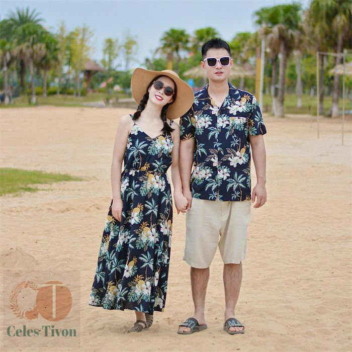 親子コーデ 夏 親子 ペアルック リンクコーデ 親子 セット 親子ペア アロハワンピース メンズ アロハシャツ 半袖 キッズ 子供服 男の子 女の子 レディース リゾートワンピース カップル ペアルック 兄弟 姉妹 家族お揃い プレゼント 沖縄旅行 2