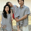 親子お揃い ペアルック 親子服 夏服 リンクコーデ 親子 セット 親子ペア 親子コーデ 男の子 女の子 メンズ レディース 半袖シャツ 半袖 セットアップ トップス 袖なし ロングスカート 子供服 ご夫婦 旅行 家族写真 記念撮影 リゾート 海辺 ビーチ 海旅行 家族活動