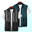 メッシュベスト 夏用 メンズ お釣りベスト 無地 通気性 作業服 ワークマン ベスト 大きいサイズ 軽量 薄手 カメラマン 農業 撮影 登山用 釣り アウトドア...