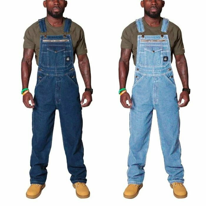 オーバーオール メンズ サロペットパンツ 大きいサイズ オールインワン デニムサロペット デニムパンツ ジーンズ ベーシック 作業着 作業服 つなぎ ゆったり 無地 ビッグサイズ 大きめ カジュアル 春 夏 秋 冬 リラックス ワークパンツ