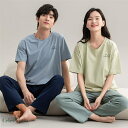 ペア パジャマ 半袖 ルームウェア パジャマ レディース メンズ カップルお揃い 夏 綿 寝巻き 上下セット ナイトウェア コットン プレゼント 記念日 結婚お祝い ギフト 夫婦 母の日 父の日